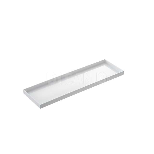 Vassoio bianco in melamina gn 2/4 cm.53x16.2x3 venezia leone - Principale