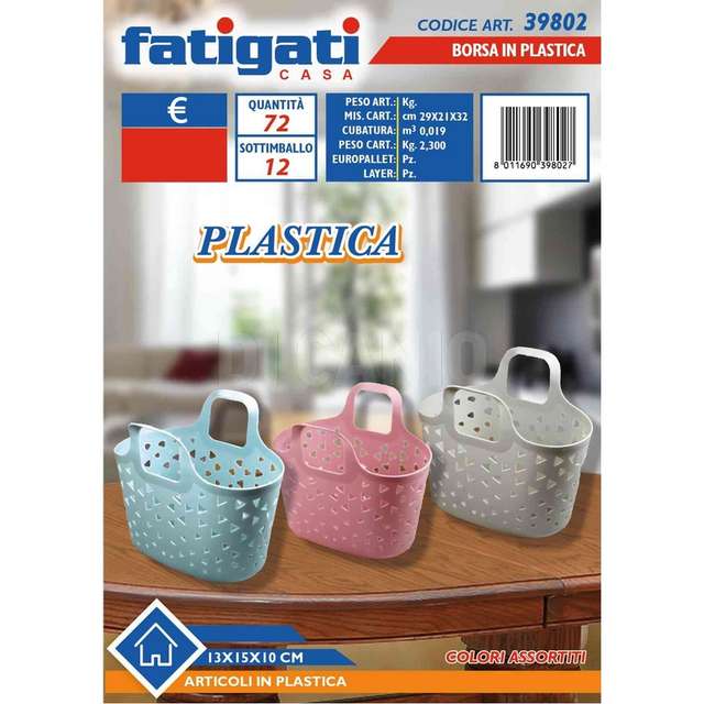 Borsa in plastica 13*15*10 cm - Principale