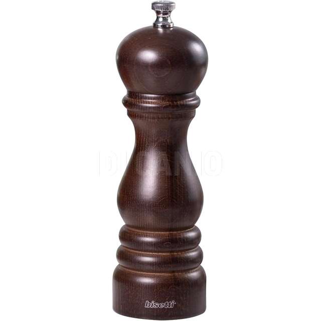 Macina pepe roma faggio tinto noce cm.19 bisetti - Principale