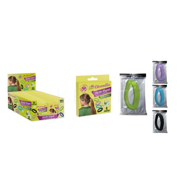 Elastico capelli citronella 4 pz - Principale