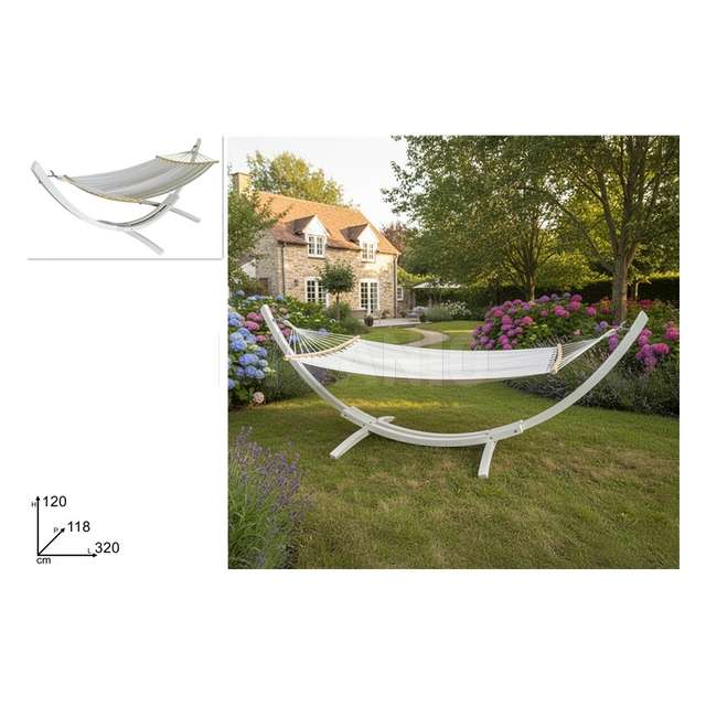Amaca con struttura in legno - Principale