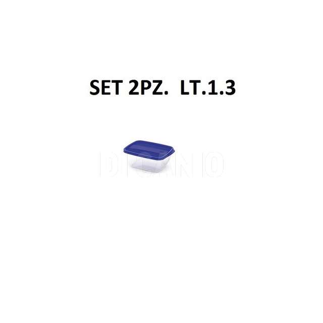 Set food box vedo 2x1.3lt giallo abm. - Principale