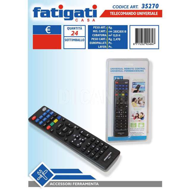 Telecomando universale 7 in 1 - Principale