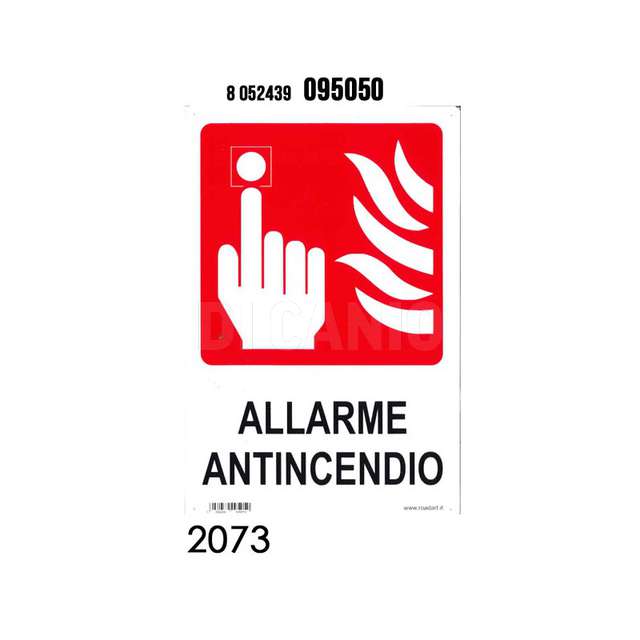 Oad_allarme antincendio 20x30cm j2073 gicos - Principale