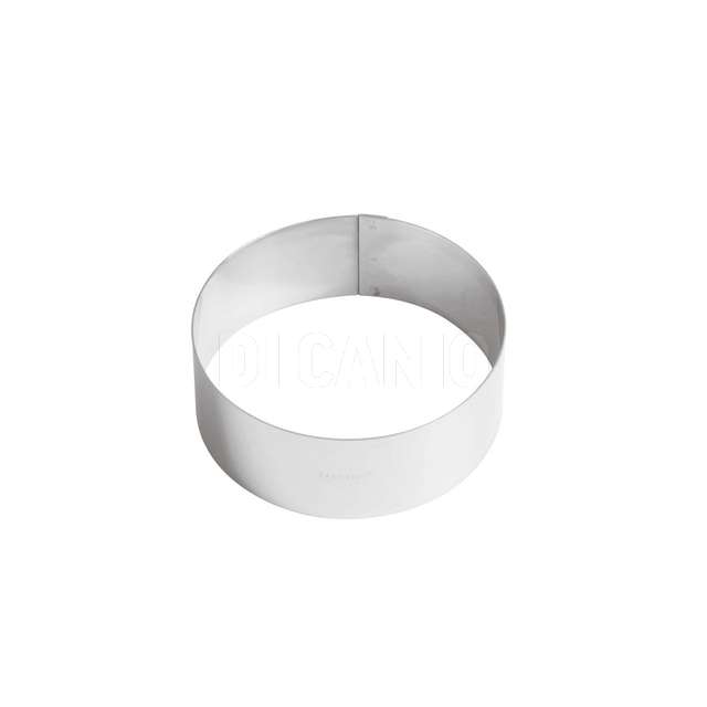 Anello per torte cm.12 h.4.5 inox paderno - Principale