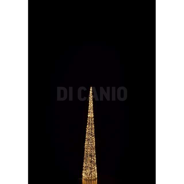 Albero natale pe oro 600l est d28xh150 d28xh150 - Principale