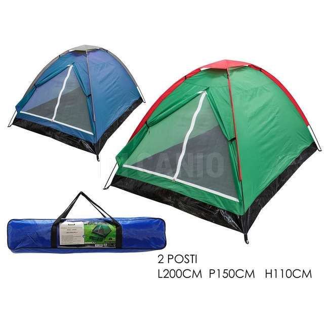 Tenda 2 posti 150x200x110 cm. 2 assortita - Principale