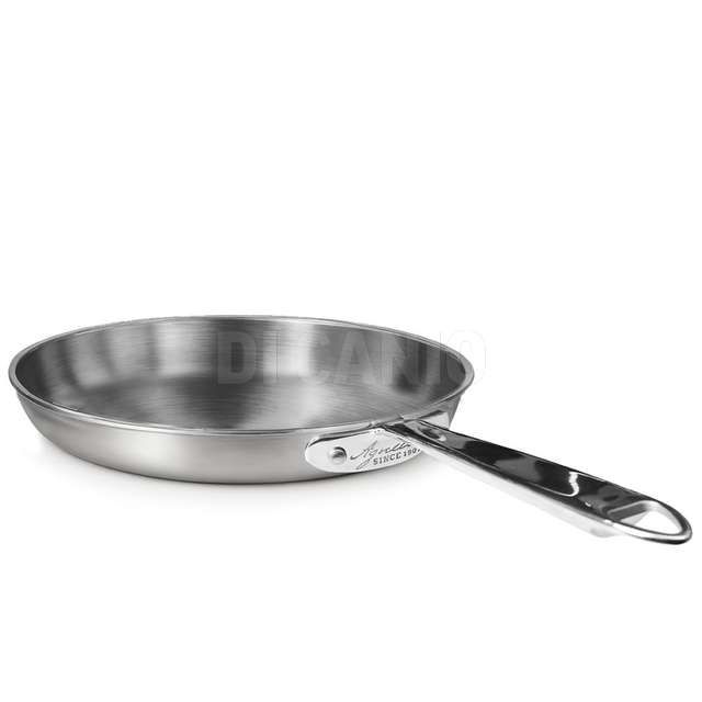 Padella 1 manico tubolare alluminio inox cm.36 induzione contro maniglia - Principale