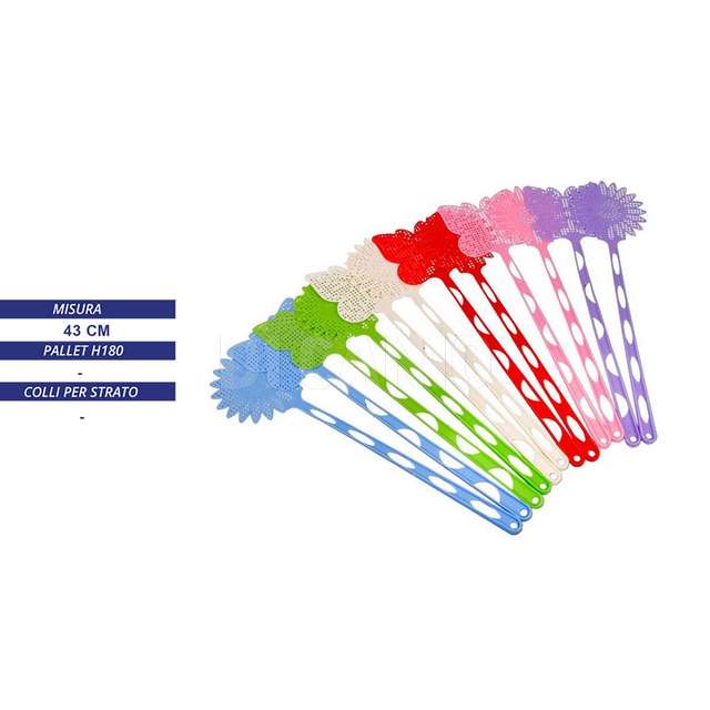 Abbattimosche plastica 4 colori assortiti - Principale