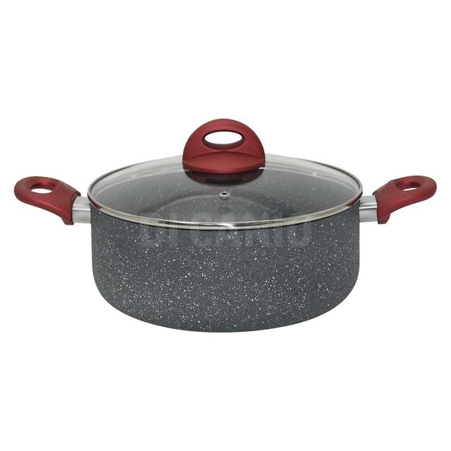 Casseruola cm.16 con coperchio vetro rafting induzione - Principale