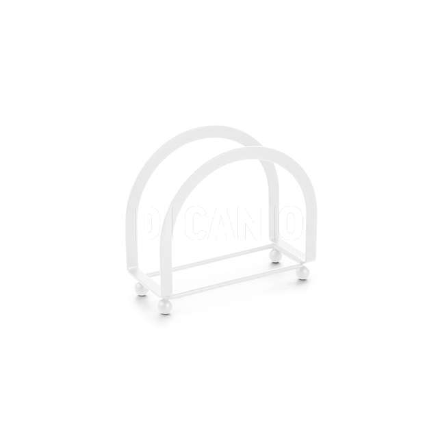 Portatovaglioli wave bianco cm.14x6x12.5 - Principale