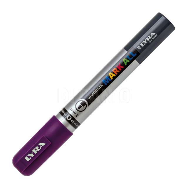 Pennarello marcatore viola tempera tratto mark all punta media 2mm - Principale