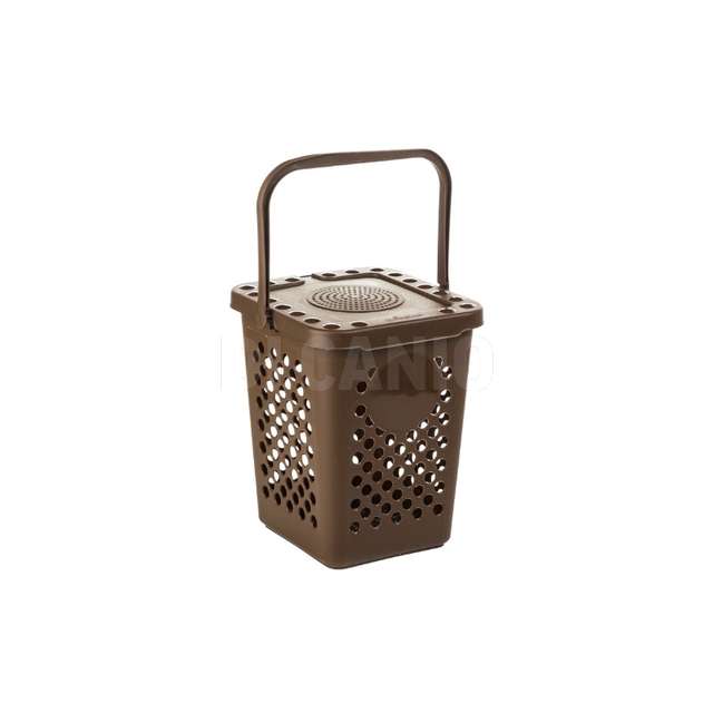 Pattumiera ecoplus lt.10 marrone foratax umido ecoplast - Principale