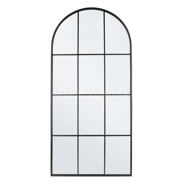 Specchio c-c window in metallo nucleos nero 80x170 - Principale