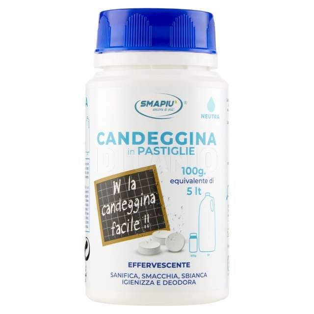 Smapiu candeggina in pastiglie neutra 40tabs - Principale