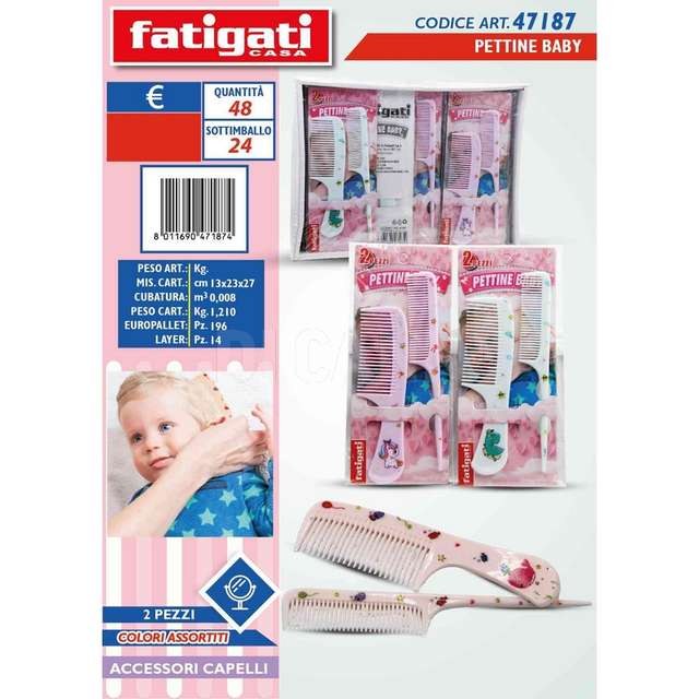 Pettine 2pz baby - Principale