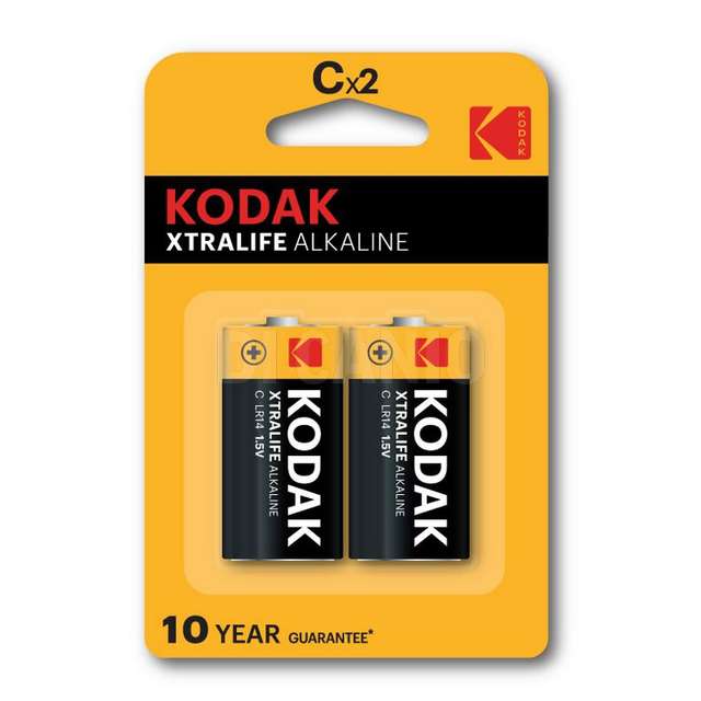 Pila xtralife mezza torcia alcalina formato c 2pz kodak - Principale