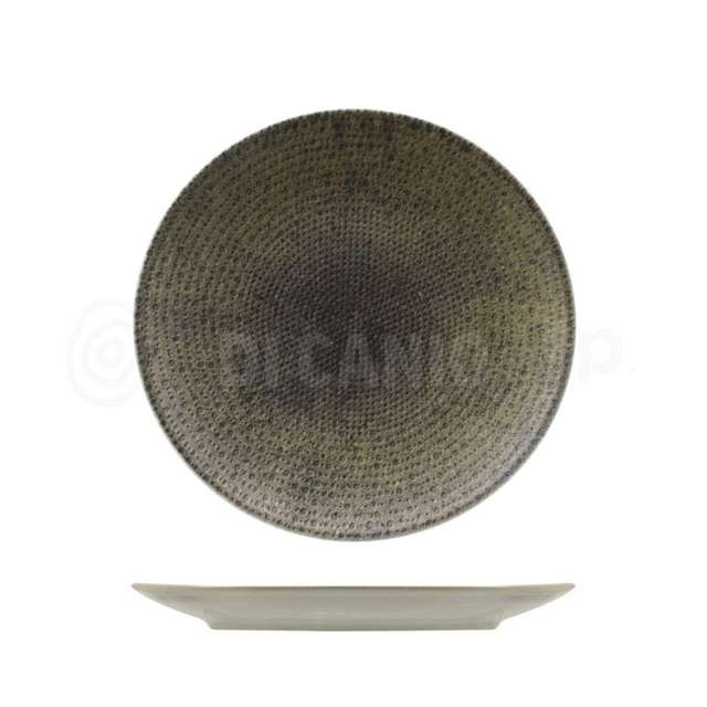Piatto piano cm.26 siviglia nail brown - Principale