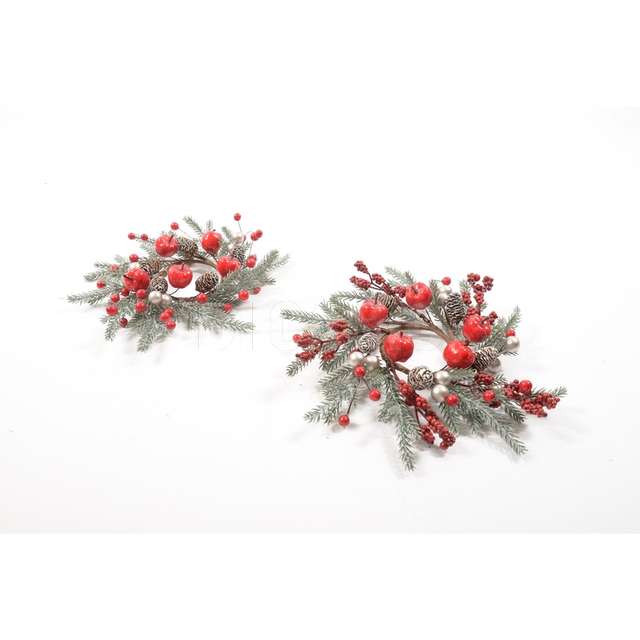 Girocandela natalizio diam.25xh.5 cm assortito - Principale