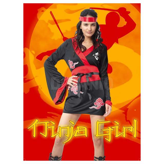 Vestito ninja girl fiori paolo - Principale