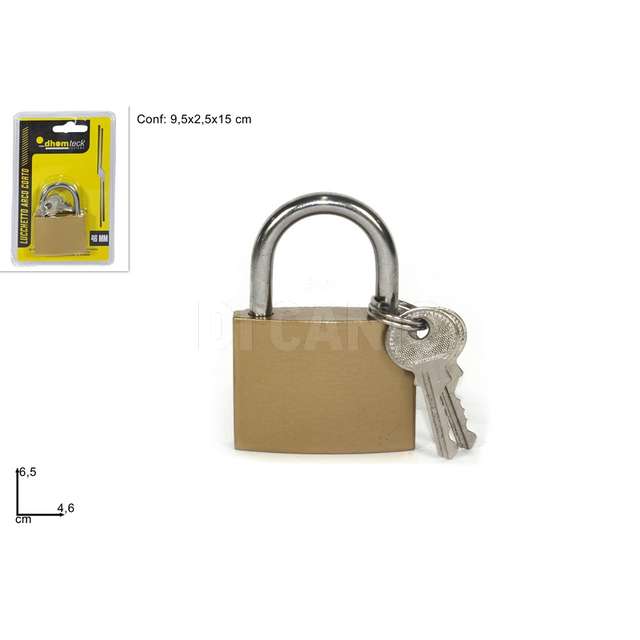 Lucchetto 46mm arco corto - Principale