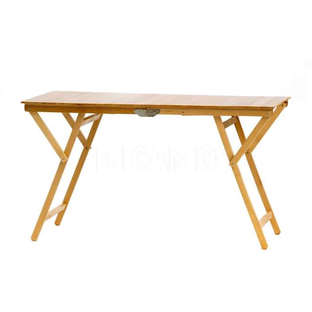 Tavolo legno strisce laura 70x140 colorenaturale piehevole in faggio - Principale