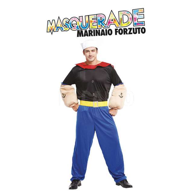 Costume braccio di ferro adulto - Principale