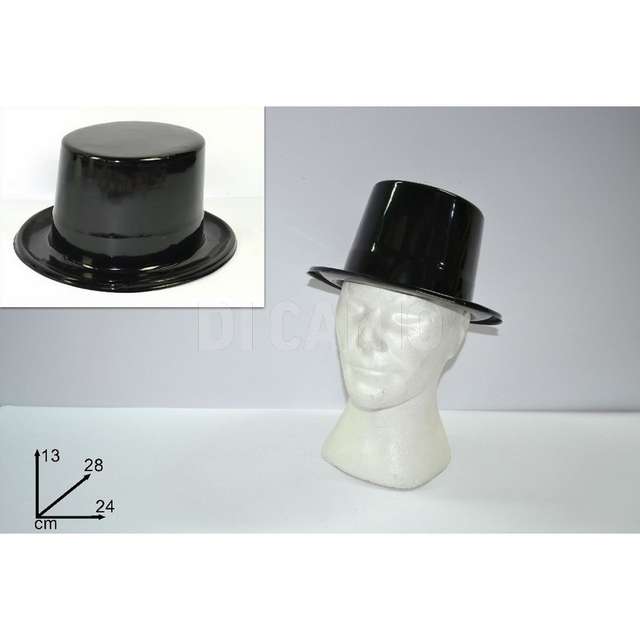 Cappello cilindro nero - Principale