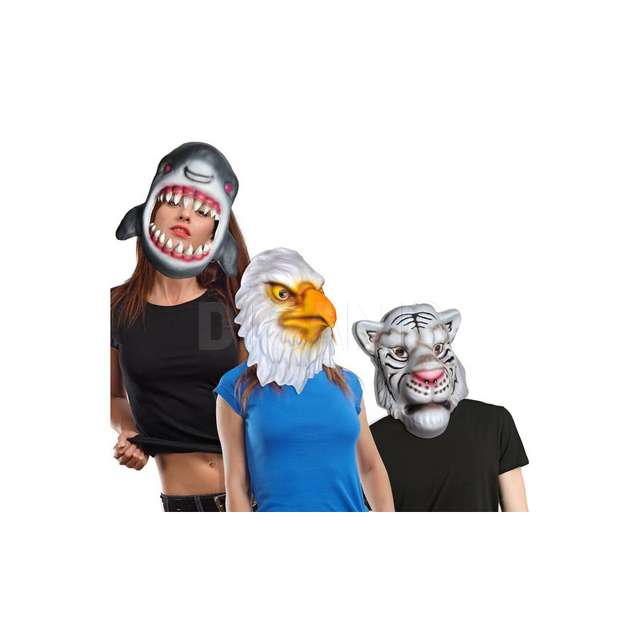 Maschera animali in eva sogg ass fiori 74048 - Principale