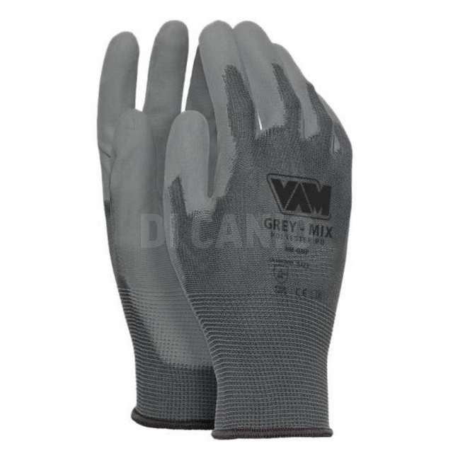 Guanti new med grey mix spalmato in poliretano tg.xl - Principale