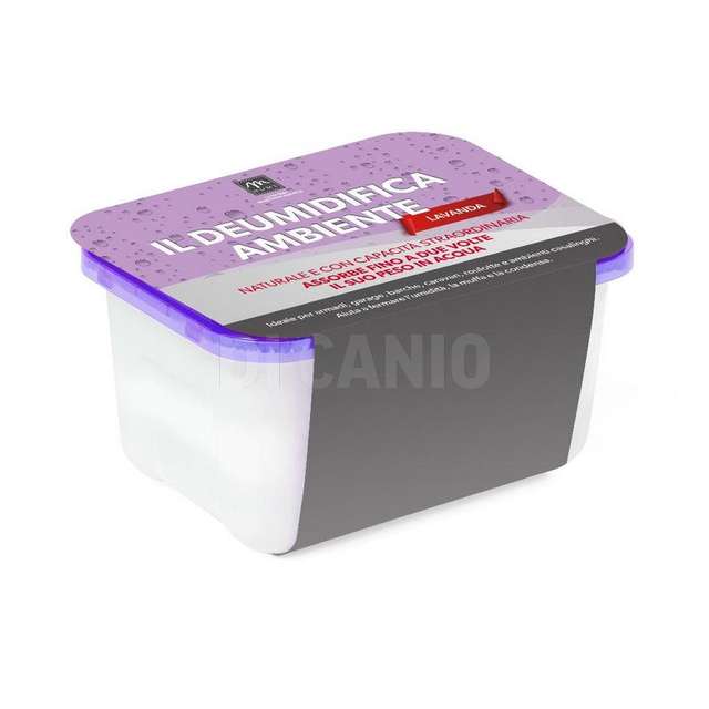 Deumidificatore lavanda in plastica con calciocloruro diidratato - Principale