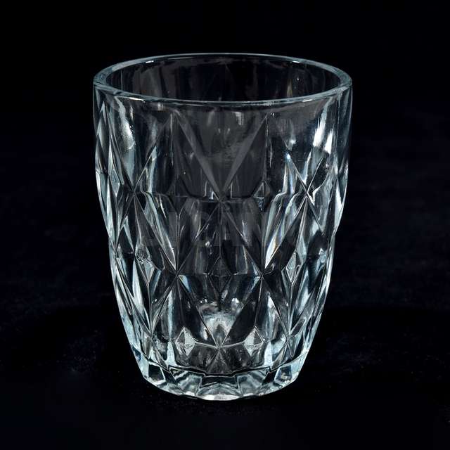 Bicchiere in vetro diamante 290 ml - Principale