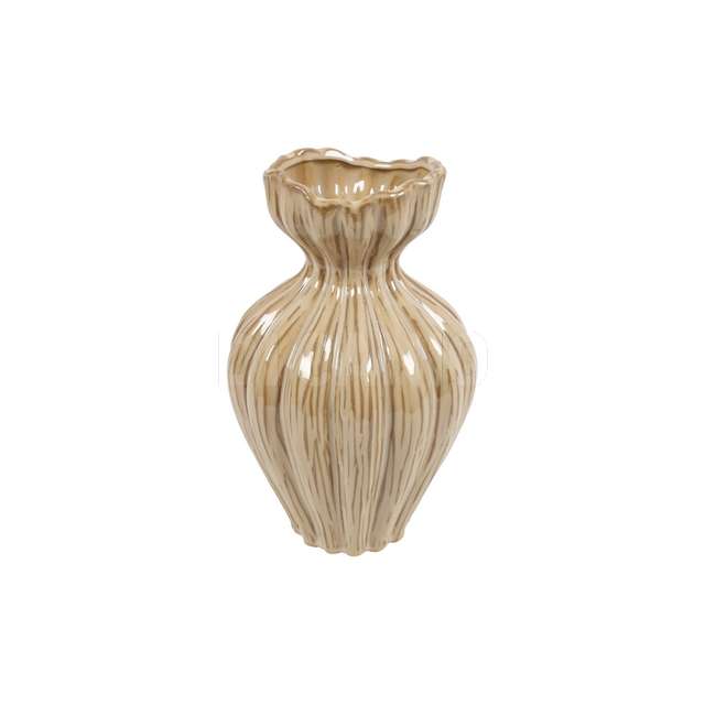 Vaso rd maram s beige 31 cm ceramica - Principale