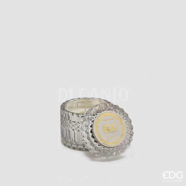 Candela crystal c/vaso h8,5d9 (160gr) coconut & berries edg - Principale