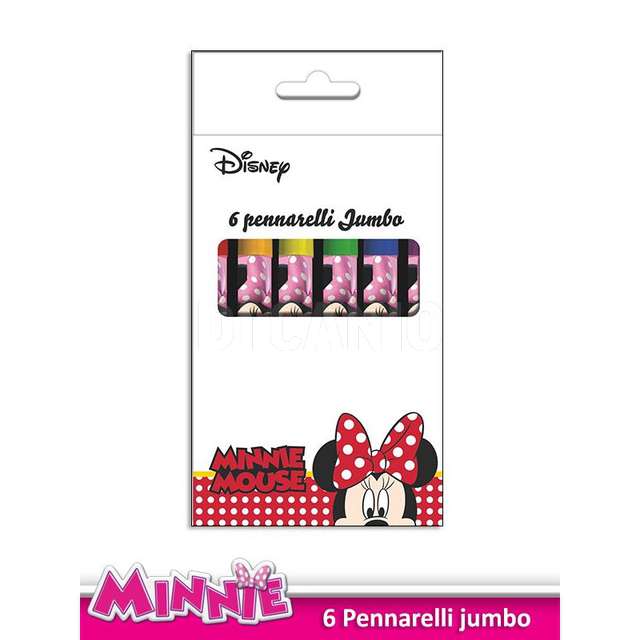 Pennarelli jumbo 6 pz minnie - Principale