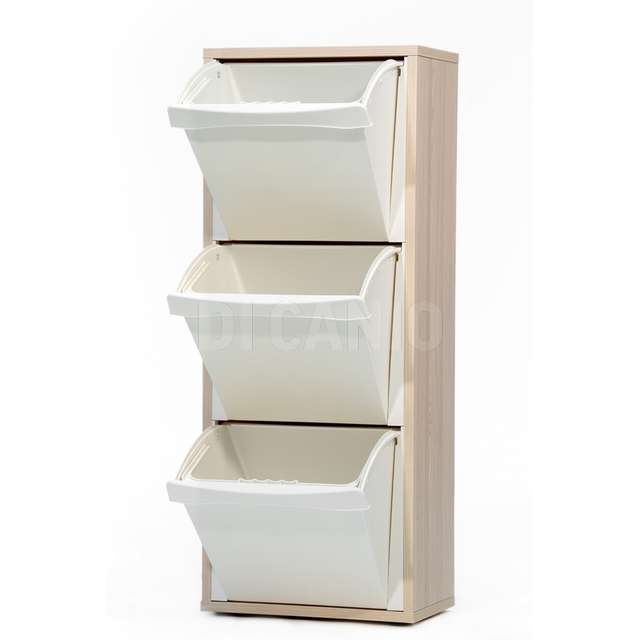 Mobile legno differenziata cm,101x25x40 rovere - Principale