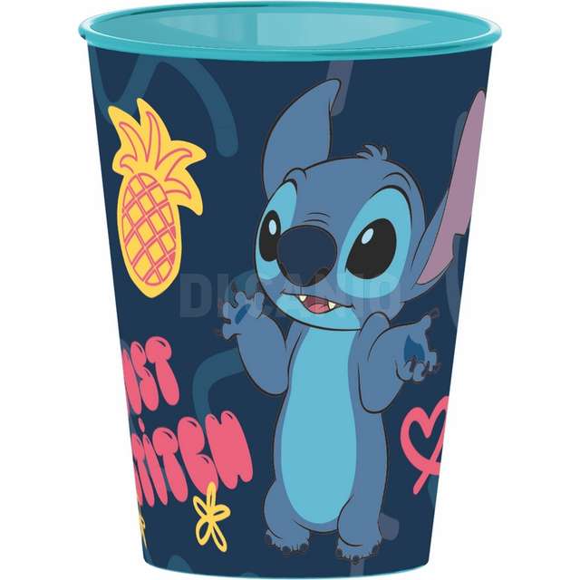Bicchiere stitch plastica - Principale