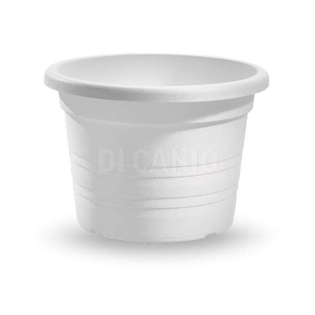 Vaso cilindro cm.40 bianco veca - Principale