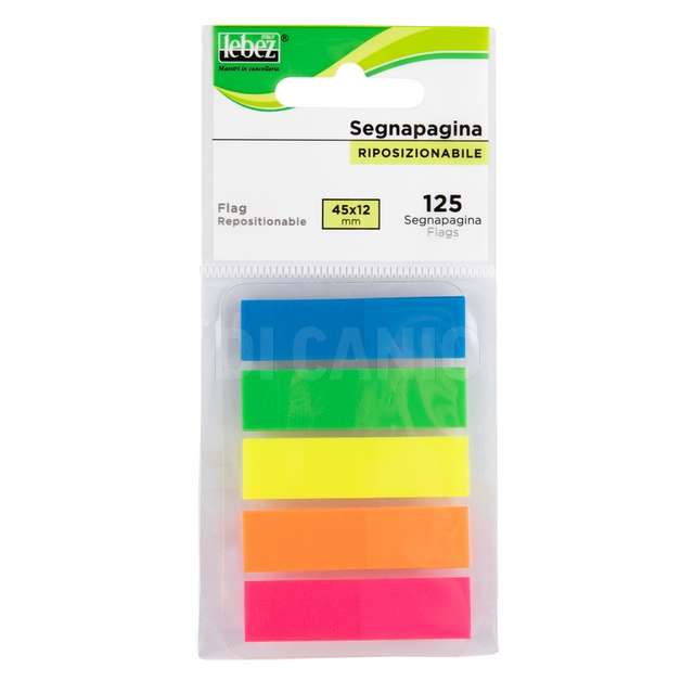 Segnapagina neon 5 colori lebez - Principale