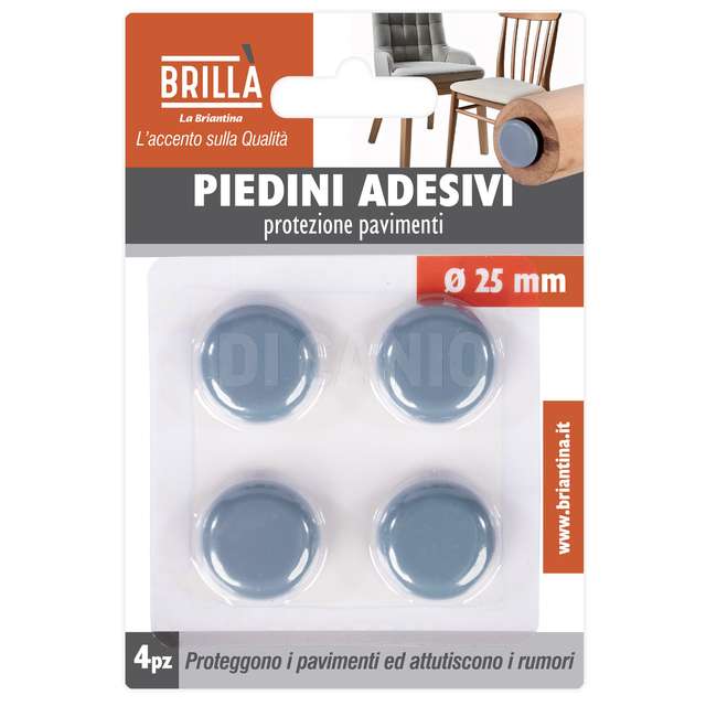 Piedini feltrini dm.25 mm 4 pz - Principale