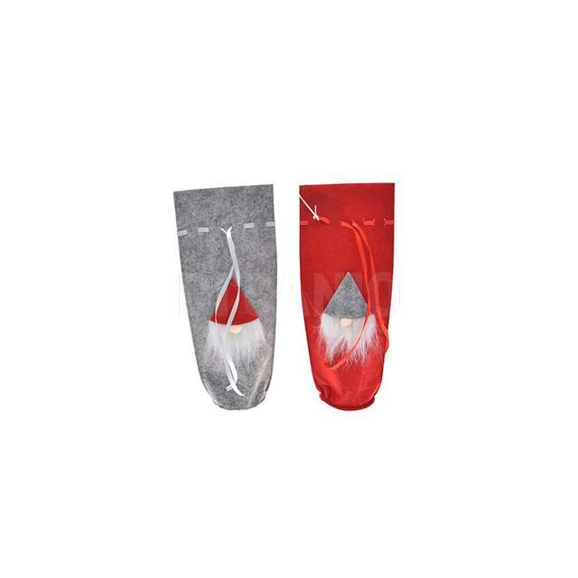 P bottiglia decoro c 10,5x35 2 ass. tessuto - Principale