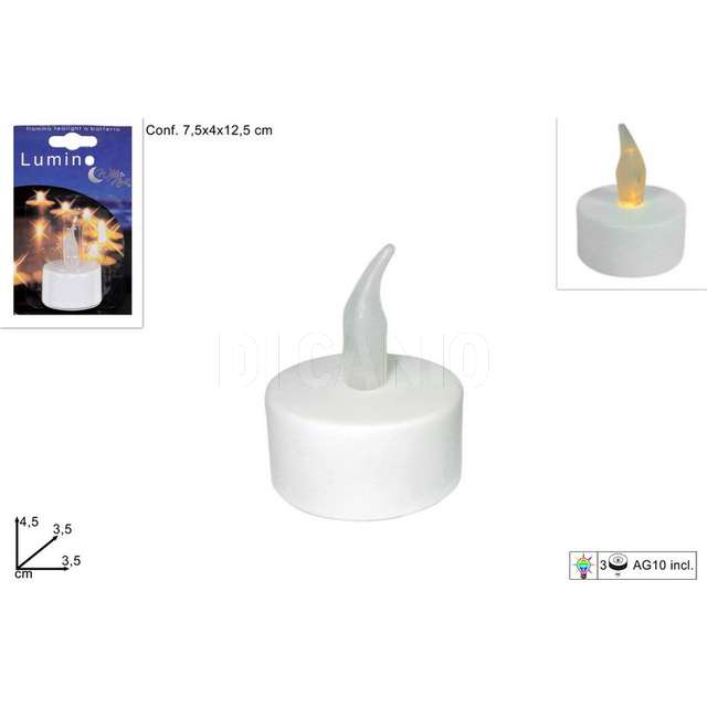 Lumino fiamma tea lighty c_batteria - Principale