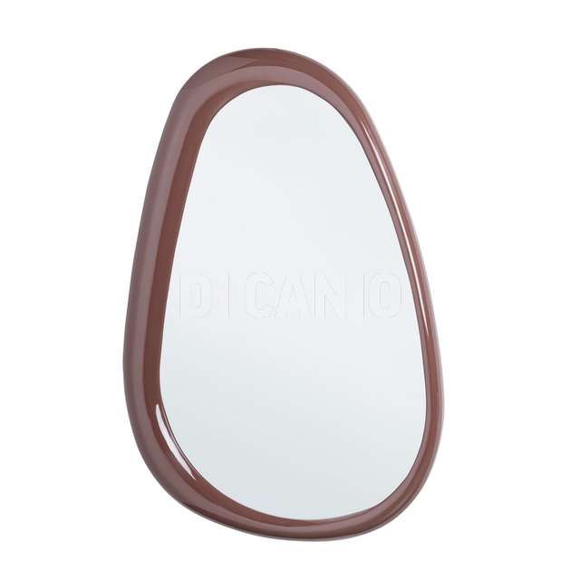 Specchio otilia goccia 80x120 brick lucido 80x5xh120 - Principale
