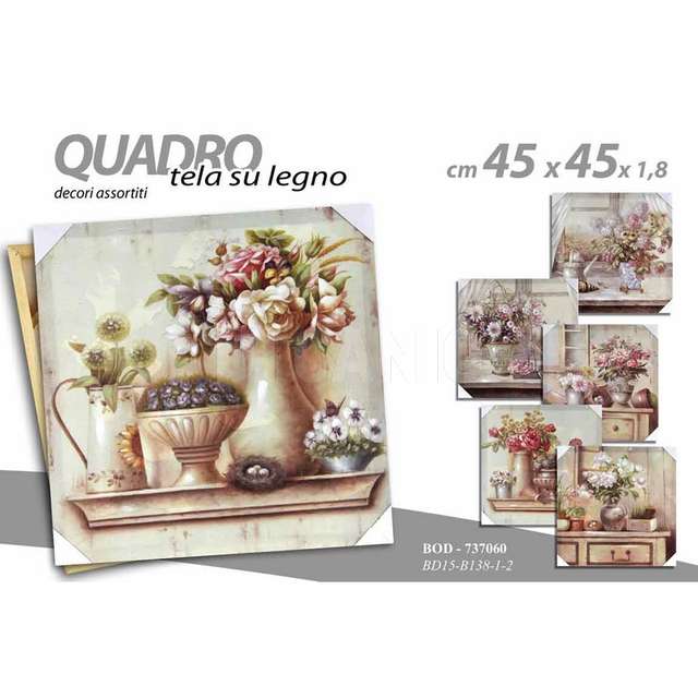 Quadro ass 45*45*1,8cm bd15b138con1con2 - Principale