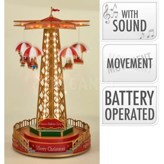 Xmas scenery carousel led 45cm - Principale