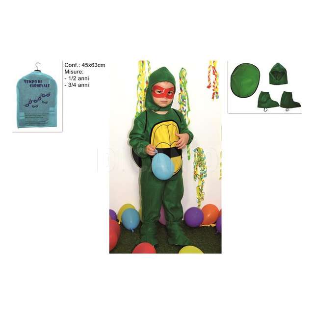 Vestito tartaruga 2 misure - Principale