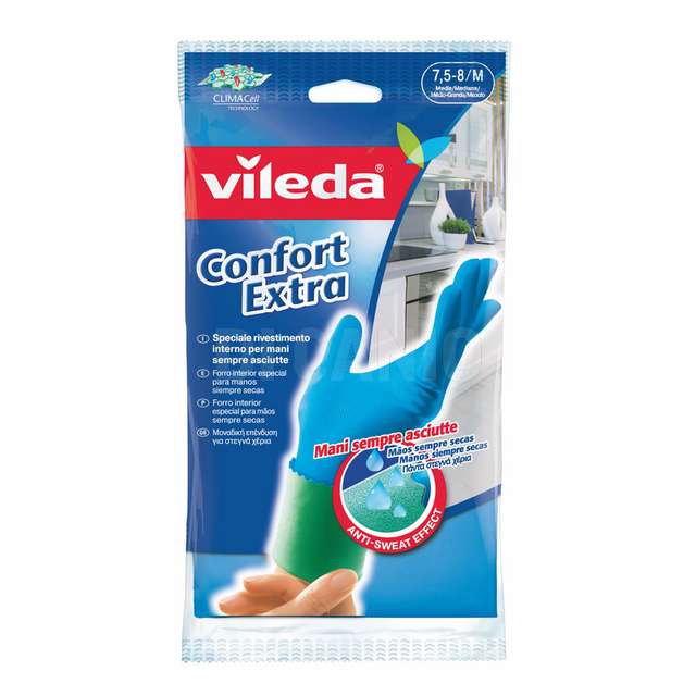 Guanti confort extra media std vileda - Principale