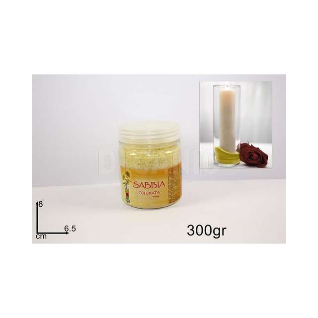 Sabbia colorata gialla 300 gr 328021@_ir002065_due esse - Principale