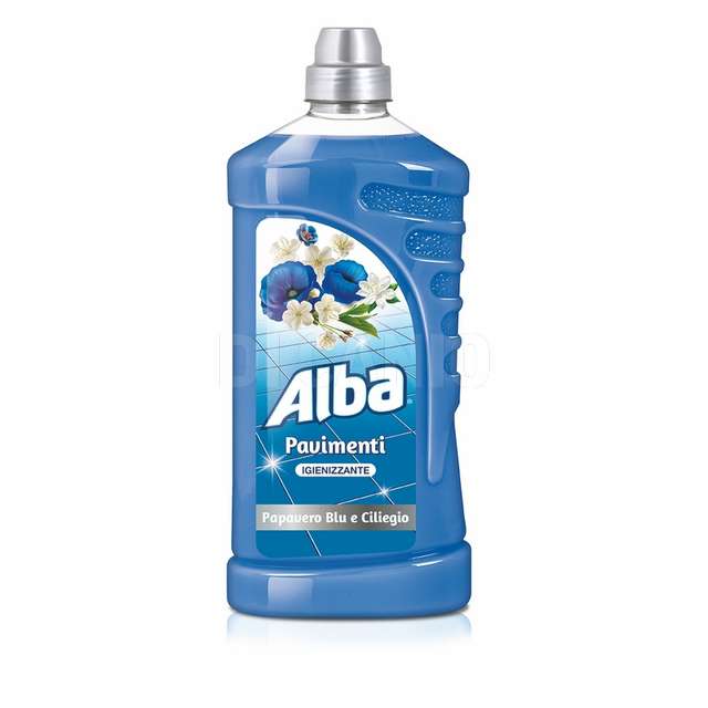Alba lavapavimenti papavero blu e ciliegio 1000ml - Principale
