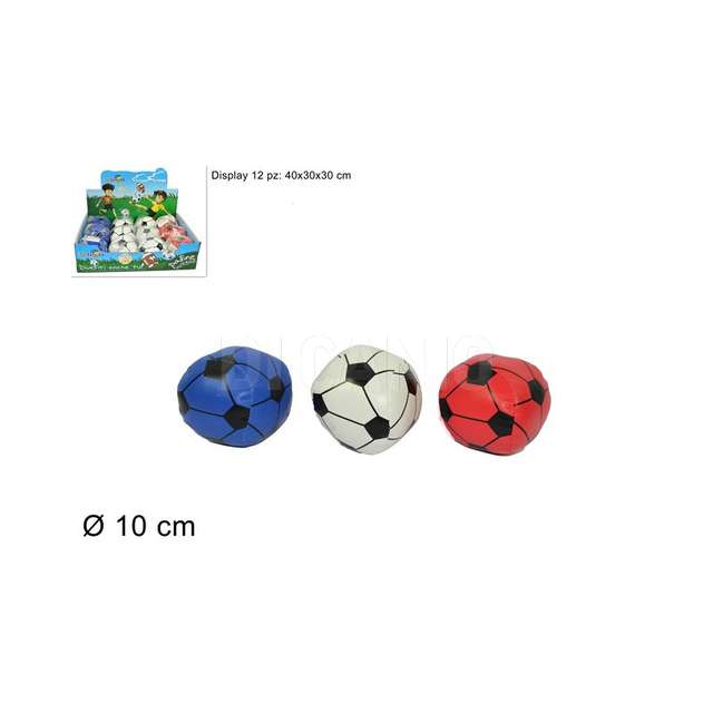 Pallina morbida calcio 3ass. in display art.by066722_ro005942_due e. - Principale